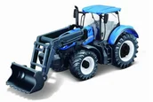 Samochody i pojazdy dla dzieci - Farm Tractor New Holland T7.315 blue Bburago - model lub pojazd - miniaturka - grafika 1