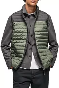 Pepe Jeans Connel Gillet Kurtka męska, Czarny (sprany czarny), XS - Kurtki męskie - miniaturka - grafika 1