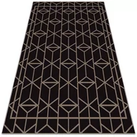 Dywany - Modny winylowy dywan wewnętrzny Wzór retro 100x150 cm - miniaturka - grafika 1