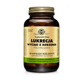 Suplementy naturalne - Solgar Lukrecja wyciąg z korzenia 60 kapsułek - miniaturka - grafika 1