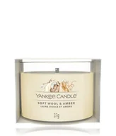 Świece - Yankee Candle Soft Wool & Amber Signature Single Filled Votive Świeca zapachowa 37 g - miniaturka - grafika 1