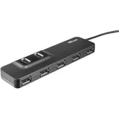 Huby USB - Trust HUB USB OILA 7 USB 2.0 HUB - 20576 - miniaturka - grafika 1