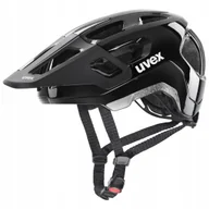 Kaski rowerowe - Kask Rowerowy Dziecięcy Uvex Reackt Jr. Czarny 52-56 cm - miniaturka - grafika 1