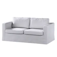Pokrowce na meble - Dekoria pl pl Pokrowiec na sofę Karlstad 2-osobową nierozkładaną długi szary melanż 165 x 89 x 64 cm Amsterdam 618-704-45 - miniaturka - grafika 1