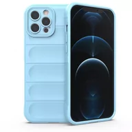 Etui i futerały do telefonów - Magic Shield Case etui do iPhone 12 Pro Max elastyczny pancerny pokrowiec jasnoniebieski - miniaturka - grafika 1