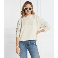 Bluzy damskie - BOSS ORANGE Bluza C Eblousa | Cropped Fit - miniaturka - grafika 1