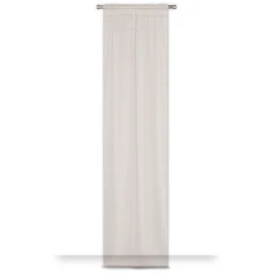 Panel okienny na taśmie marszczącej z naturalnym efektem lnu - Zasłony - miniaturka - grafika 1