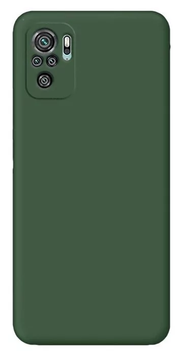 Silicone Case Elastyczne Silikonowe Etui Pokrowiec Xiaomi Redmi Note 10 / 10S Zielony
