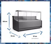 Szafy i witryny chłodnicze - Lada chłodnicza DOROTEA D 1330 dynamiczna - miniaturka - grafika 1