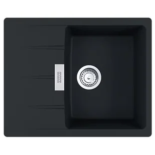 Franke Centro CNG 611-62 GSC Zlewozmywak granitowy jednokomorowy 62x50 cm czarny mat 114.0687.313 - Zlewozmywaki - miniaturka - grafika 1