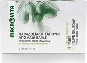 Kosmetyki do kąpieli - Macrovita Tradycyjne zielone mydełko naturalne z oliwą z oliwek 125g - miniaturka - grafika 1