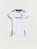 Spodnie i spodenki dla chłopców - Reserved - Komplet Real Madrid - biały - miniaturka - grafika 1
