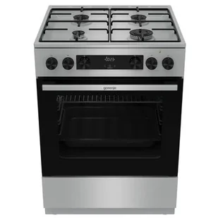 Kuchenka gazowo-elektryczna Gorenje GKS6C70XJ - Kuchenki gazowo-elektryczne - miniaturka - grafika 1