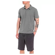 Koszule męskie - Replay Męska koszula polo M6454, 319 Steel Grey, XL, 319 Steel Grey, XL - miniaturka - grafika 1