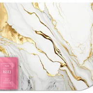 Fototapety - FOTOTAPETA DO SALONU SYPIALNI NOWOCZESNY BIAŁY MARMUR STYL GLAMOUR 350x256 - miniaturka - grafika 1