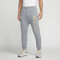 Dresy męskie - Spodnie Dresowe Męskie szare Nike DRI-FIT treningowe FJ0550-065 r. L - miniaturka - grafika 1