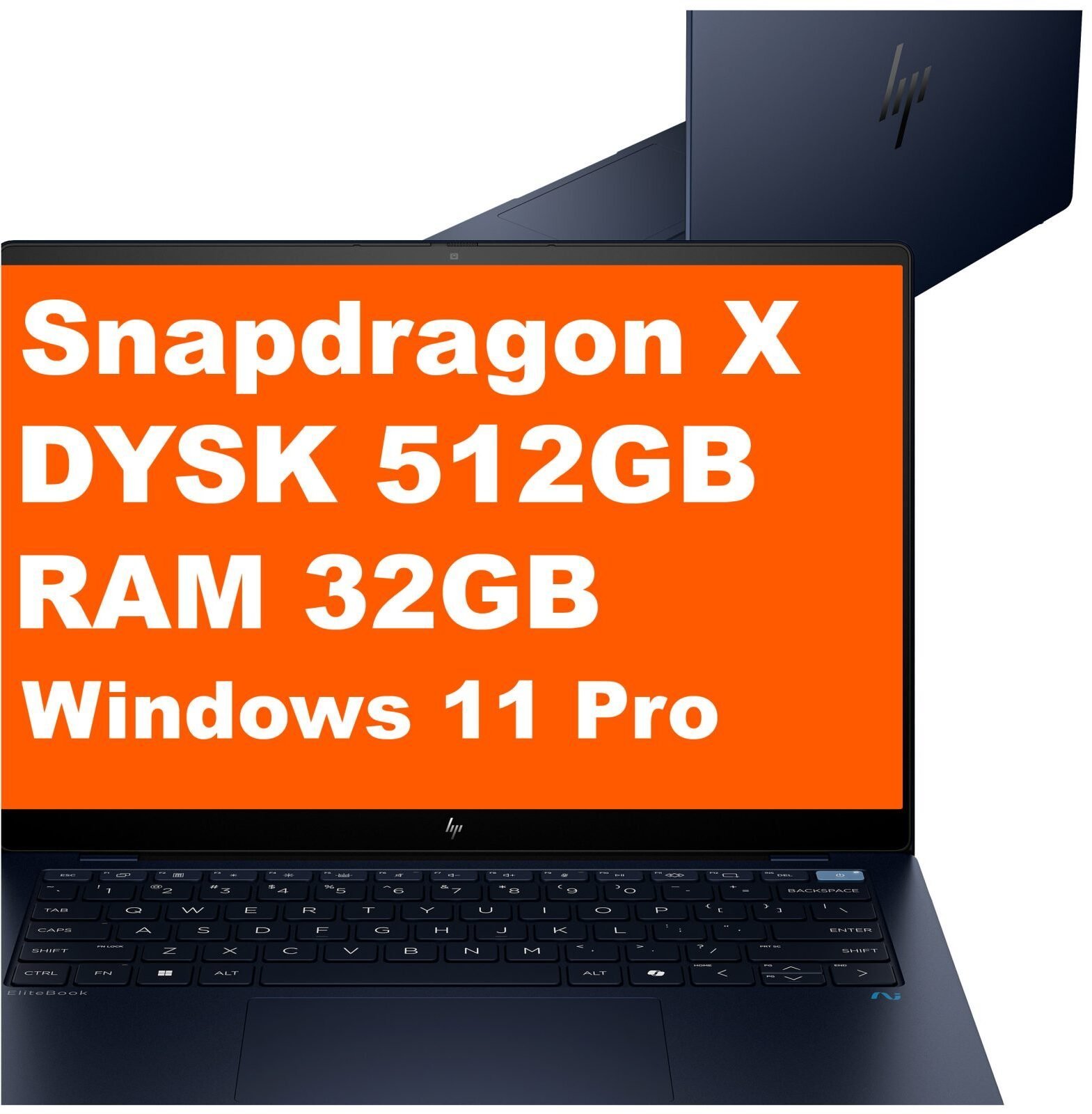 HP EliteBook Ultra G1 Q8 / A37CKET / Snapdragon / 32GB / 512GB / Adreno / 14