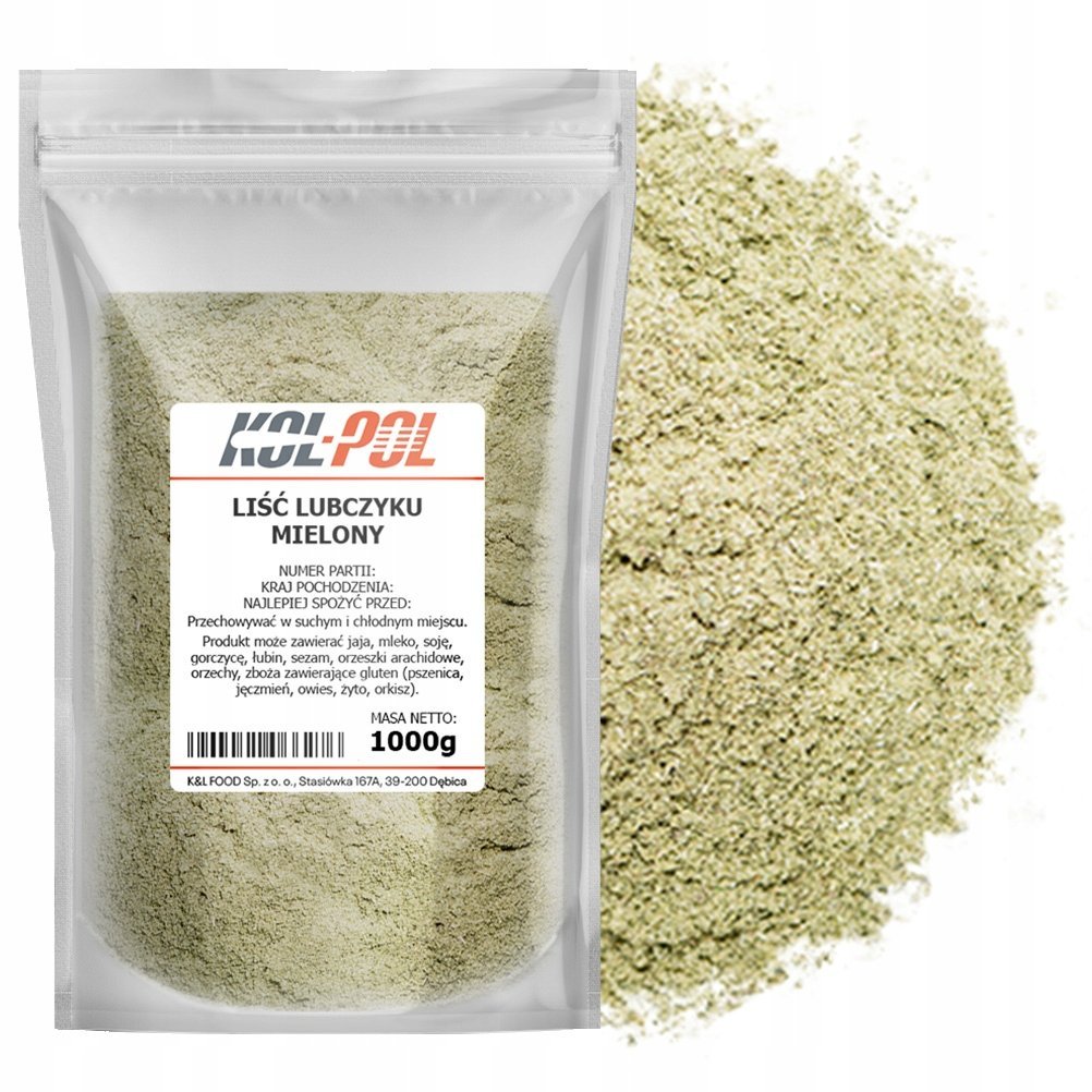 LUBCZYK MIELONY 1kg Naturalny aromatyczny przyprawa wysoka jakość Kol-Pol
