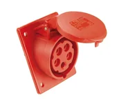 Gniazdka elektryczne - Gniazdo tablicowe skośne GTS165 IP44 16A/5P 400V - miniaturka - grafika 1