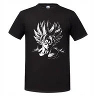 Koszulki męskie - Koszulka męska Dragon Ball Z Goku Son Super Saiyan 2 T-shirt męski - miniaturka - grafika 1