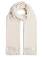 Apaszki i szaliki damskie - Pieces Szalik damski - PCNoah Kobiety beżowy jednolity, ONE SIZE - miniaturka - grafika 1