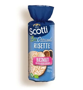 Wafle ryżowe bezglutenowe Bio Risette Basmatti 120g - Scotti - Pieczywo chrupkie - miniaturka - grafika 1