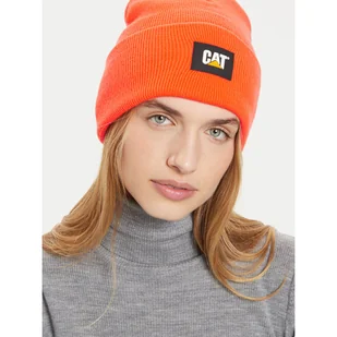 Czapka CATerpillar Label Cuff 1090026 Pomarańczowy - Czapki męskie - miniaturka - grafika 1