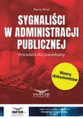 Prawo - Sygnaliści w administracji publicznej Procedura dla pracodawcy - Wnuk Maciej - książka - miniaturka - grafika 1