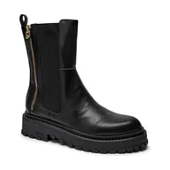 Botki damskie - Liu Jo Skórzane botki RUMI - miniaturka - grafika 1