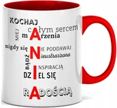 Kubki - Kubek motywacyjny z nadrukiem imieniem ANIA ANNY PREZENT NA ŚWIĘTA IMIĘ - miniaturka - grafika 1