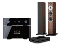 Zestawy stereo - Rotel Michi P5 S2 (czarny) + S5 (czarny) + NODE (czarny) + 704 S3 (mokka) - miniaturka - grafika 1
