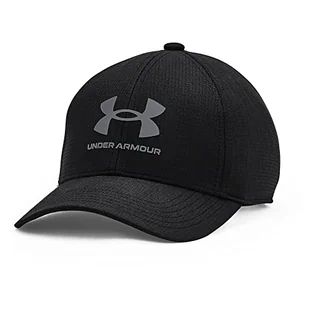 Under Armour Regulowana czapka z daszkiem dla chłopców Czarny/szary (001) S 1361552 - Czapki damskie - miniaturka - grafika 1