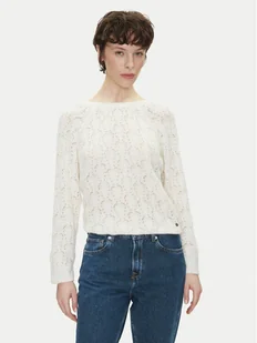 Pepe Jeans Sweter Nova PL702239 Écru Regular Fit - Swetry damskie - miniaturka - grafika 1