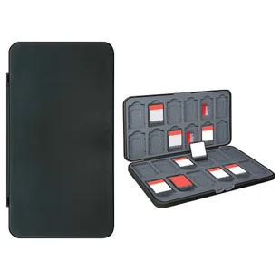 TEMU Pudełko do przechowywania gier z 24 otworami na gry i 24 otworami na karty micro SD, kompatybilne z Switch Lite/Oled. - Akcesoria do Nintendo - miniaturka - grafika 1