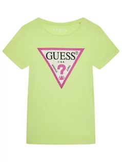 Koszulki dla chłopców - Guess T-Shirt J1YI35 K6YW1 Zielony Regular Fit - grafika 1