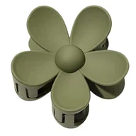 Ozdoby do włosów - Klamra do Włosów Zielona Duży Kwiatek Spinka do Koka Lekka i Wytrzymała - miniaturka - grafika 1