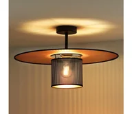 Lampy sufitowe - Duolla - Żyrandol natynkowy TOKYO SHINY 1xE27/15W/230V śr. 50 cm czarny/miedziany - miniaturka - grafika 1