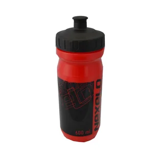 Bidon rowerowy na wodę 600ml NEXELO czerwono-czarny do roweru - Shakery i bidony sportowe - miniaturka - grafika 1