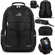 Plecaki szkolne i tornistry - Bivacc MULTITASK W325 plecak szkolny młodzieżowy czarny - miniaturka - grafika 1