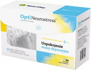 NaturDay OptiNeurostress - uspokojenie, stany depresyjne - 60 kaps. - Suplementy naturalne - miniaturka - grafika 1