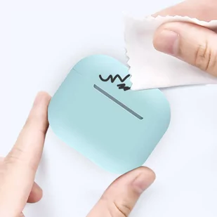 Etui do AirPods Pro silikonowy miękki pokrowiec na słuchawki biały (case C) - Etui i futerały do telefonów - miniaturka - grafika 4
