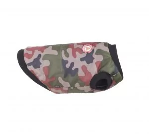 Ami Play Kurtka puchowa Bronx 33cm moro - Ubranka dla psów - miniaturka - grafika 1