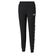 Dresy damskie - Spodnie dresowe damskie Puma POWER TAPE TR czarne 84712001-S - miniaturka - grafika 1