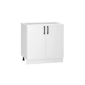 Szafki kuchenne - Szafka kuchenna stojąca 80 BONO D80 biała - miniaturka - grafika 1