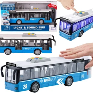 WOOPIE Autobus Miejski Interaktwny Elektryczny 1:16 - Samochody i pojazdy dla dzieci WOOPIE Autobus Miejski Interaktwny Elektryczny 1:16 - Samochody i pojazdy dla dzieci - miniaturka - grafika 1