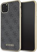 Etui i futerały do telefonów - Guess 4G Charms Collection Etui iPhone 11 Pro Max szary GUHCN65G4GG - miniaturka - grafika 1