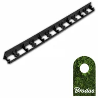 Akcesoria do ogrodzeń - BRADAS Obrzeże ogrodowe 58/1000mm TYP2 RIM-BORD-58 1m BLACK 0568 OBRB55TYP2 - miniaturka - grafika 1