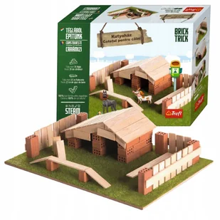 BRICK TRICK BUDUJ Z CEGŁY BUDA DLA PSA TREFL HU RO 60961 - Klocki - miniaturka - grafika 1