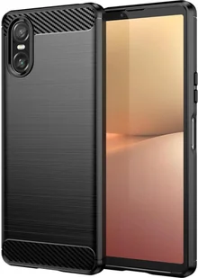 Etui Carbon do Sony Xperia 10 VI ochronne etui na telefon komórkowy Pokrowiec TPU na telefon komórkowy - Etui i futerały do telefonów - miniaturka - grafika 1