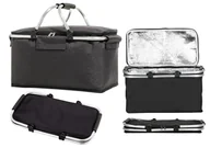 Torby termiczne - Termiczny Izolowany Koszyk Piknikowy Składany 30l LEAN - miniaturka - grafika 1